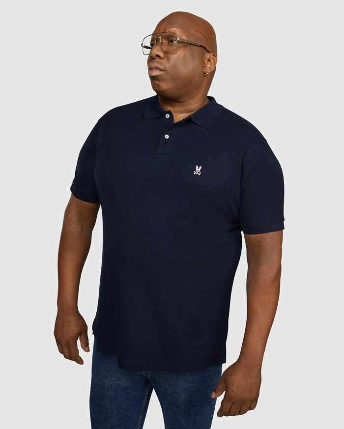 Psycho Bunny Polo Shirts Cheap Deals Mens Big And Tall Classic 410 Navy